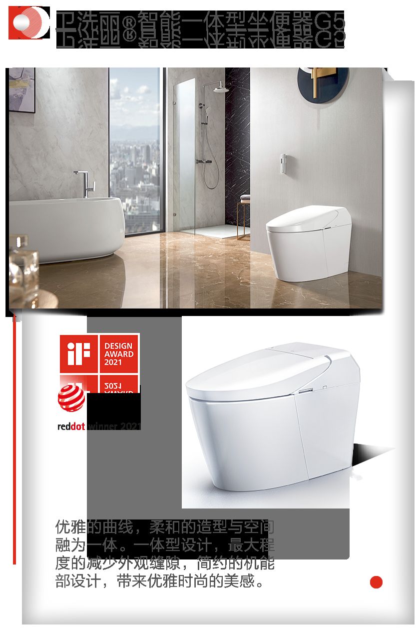 toto衛(wèi)浴六款產(chǎn)品榮獲2021紅點設(shè)計獎
